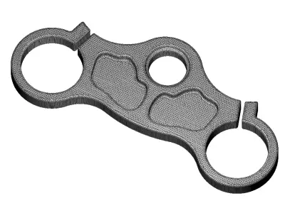 Motorcycle Triple Clamp 3D print model