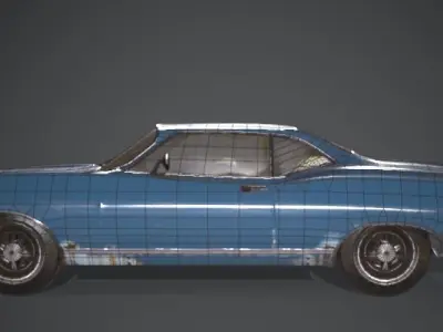 Chevrolet Impala 67  Low-poly 3D model