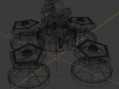 Active Defense System ADS Rainbow Six Siege 3D model