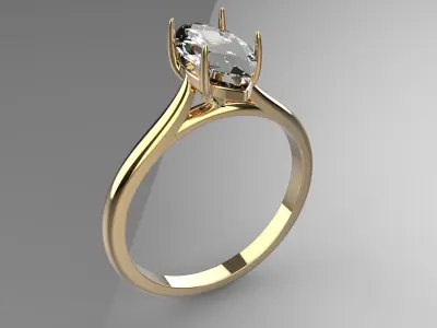 rings 3D print model