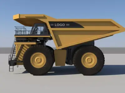 Haul truck 3D model