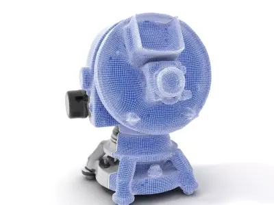 Sleek Telescope model pack Low-poly 3D model