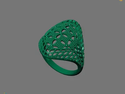 Women Plain Ring Ready STL Models Womens Ring 3d models 3D print model 23