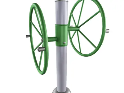 Outdoor Fitness Equipment 3D model