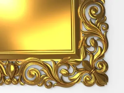carved frame  3D model order