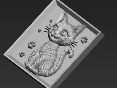 Cat A14 3D print model