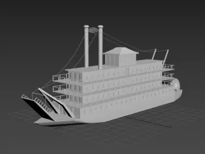  old boat 3D model