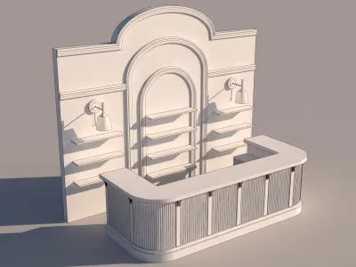 Cocktail Bar 3D model