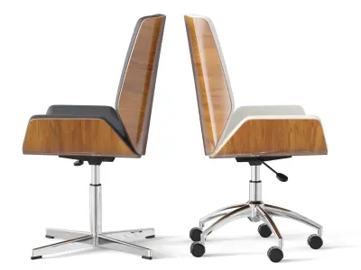 LUS101 Office Chair Low-poly 3D model