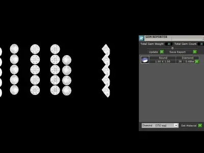 Dior Jewelry Ring Gold  3D print model