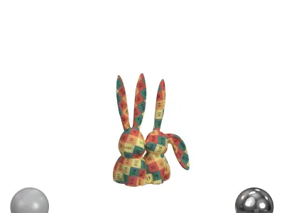 Bunny Rabbits 3D model