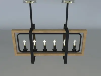 Decorative Chandelier 3D model