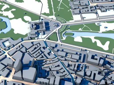 Queen Victoria Memorial Buckingham Palace Monument 3D model