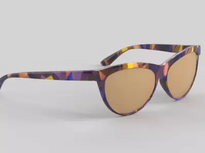 Madera Eyewear Glasses Low-poly 3D model