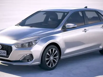 Hyundai i30 2019 3D model