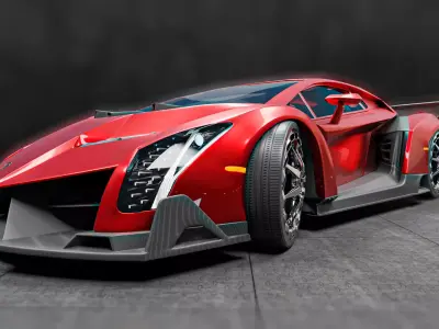 supercar 3D model