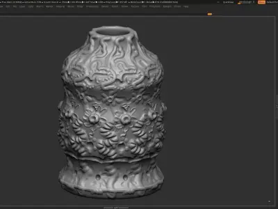 Vase modern 3d print model 3D print model
