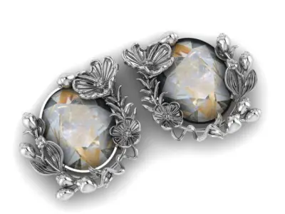 Earring 3D print model buy