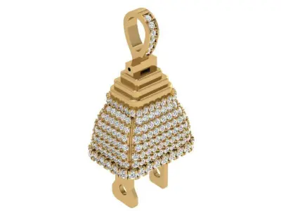 Pyramid Pendant 4381 3D print model