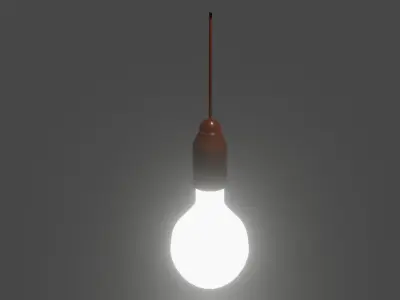 Lamp02 light bulb Free 3D model