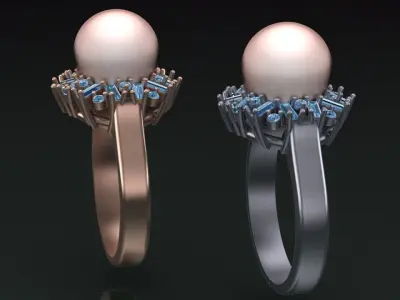 Jewelry ring29 3D print model