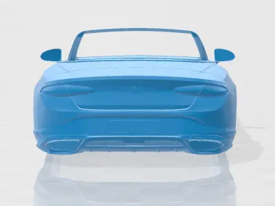 Bentley Continental GTC Speed 2025 - Body Car STL Model 3D print model