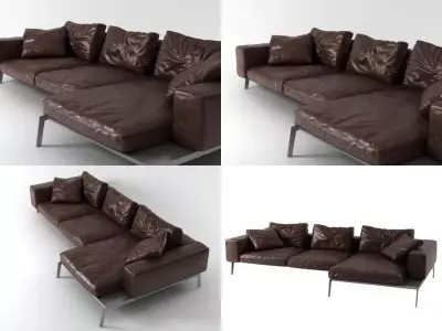 Lifesteel sofa 02 3D model