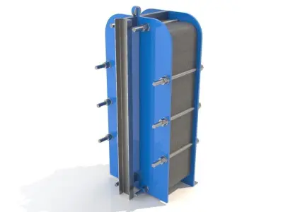 Heat exchanger 3D model