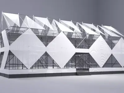 Layher Structure Pavilion 2 3D model