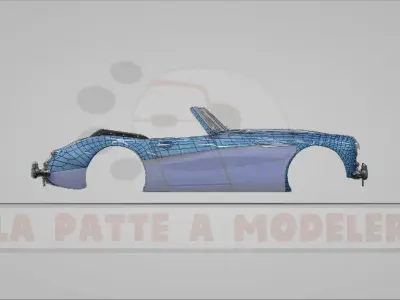 Austin Healey LPAM 3D model