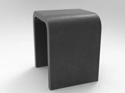 Honti Stool Low-poly 3D model
