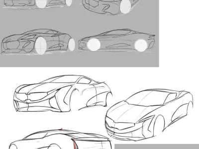 Concept car 3D model