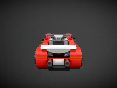 Lego Sport Car 3D model