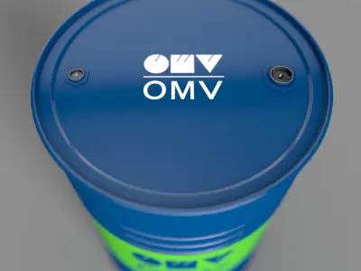 Realistic OMV Barrel 3D Mode Low-poly 3D model