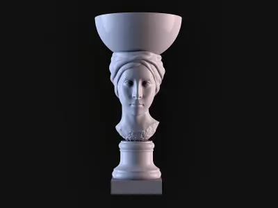 Head Statue 3D print model
