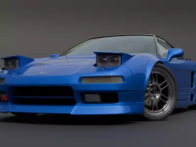 Honda NSX 1st generation Tuned 3D model
