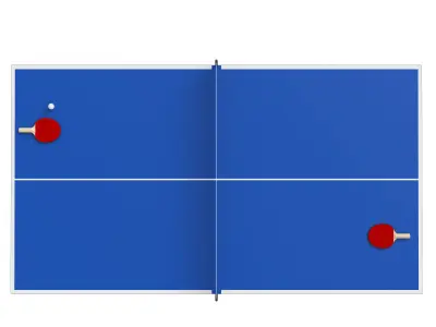 Ping Pong Table 3D model