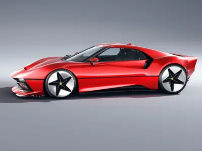 Ferrari 395 GTO concept  3D model