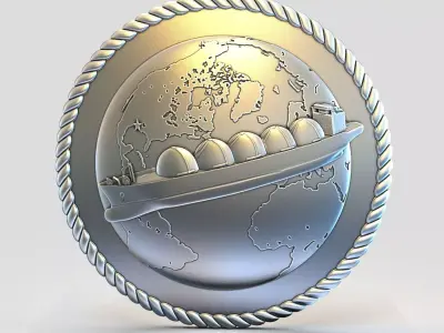 NCOE Seal  3D print model