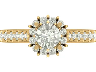 Diamond Ring 3D print model