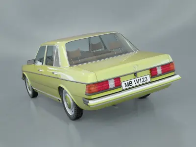 Mercedes-benz w123  3D model