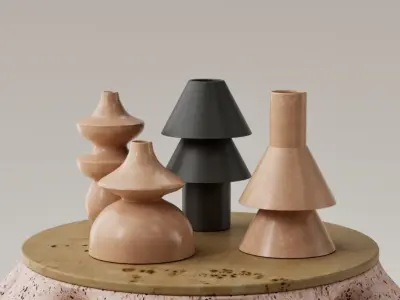 Jarrones decorativos - floreros - vasos 3D print model