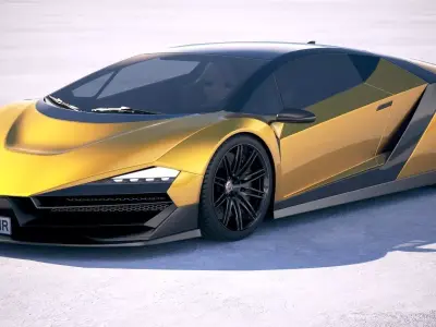 Generic Supercar 5 2018 3D model