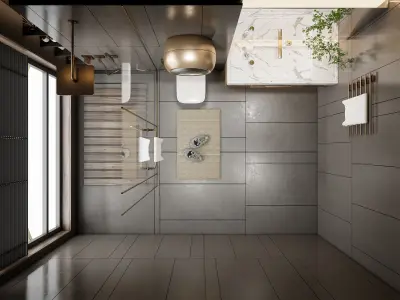 Bathroom 70 3D model