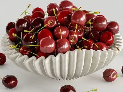 Cherry bowl 3D model