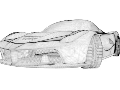 ferrari LAferrari  3D model