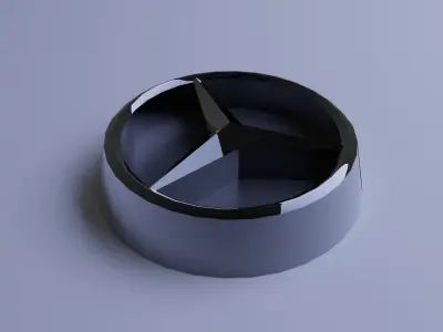 Mercedes-Benz Logo  3D print model