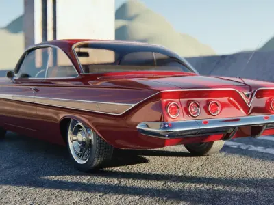 Chevrolet Impala 1961 3D model 3D model