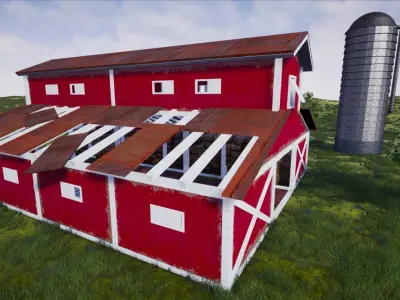 Farm Pack-2 Low-poly 3D model