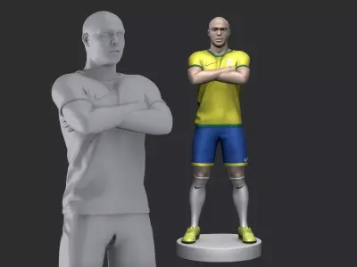 Ronaldo Nazario 3D Printable 3D print model